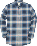 Dubinik Men's Soft Cotton Flannel Shirt - Perfect for Relaxed Days