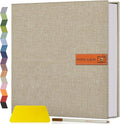 Popotop Large Linen Photo Album 4x6 5x7 8x10 - Durable Self Adhesive