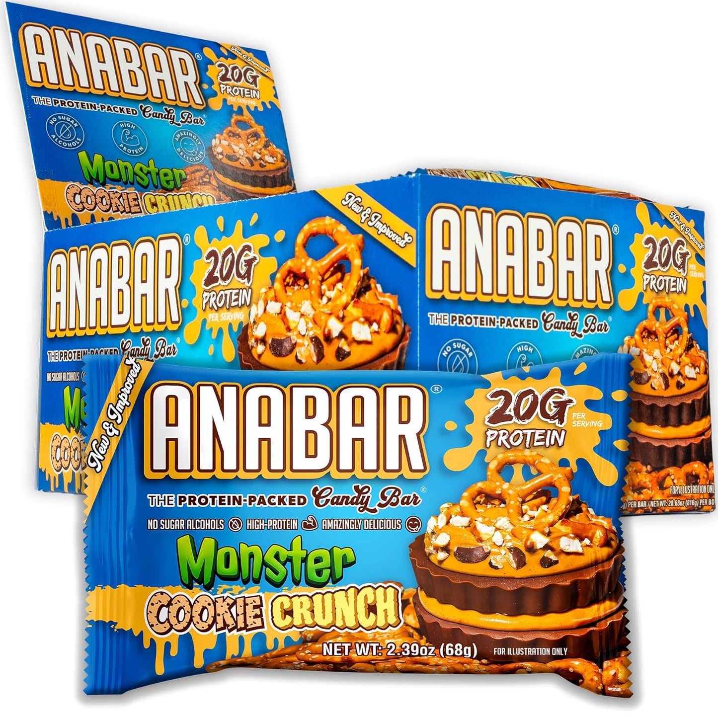 Anabar Protein Bar - Delicious High Protein Snack for Everyone