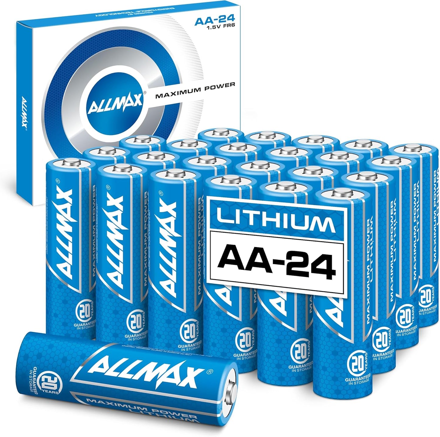 Allmax AA Maximum Power Lithium Batteries for Ultimate Performance