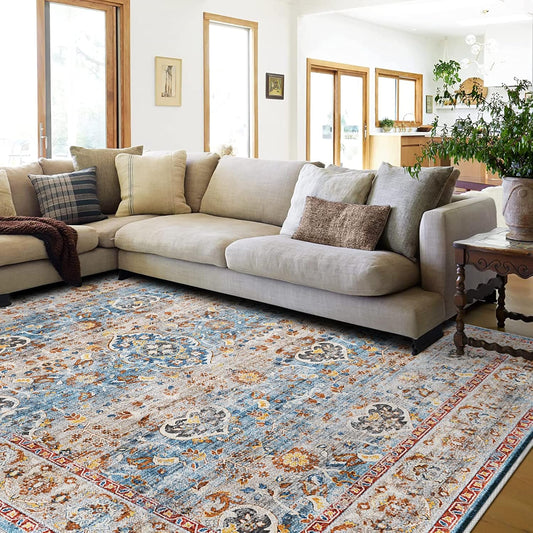 YOUFORTONG Washable 8x10 Area Rugs for Living Room and Bedroom