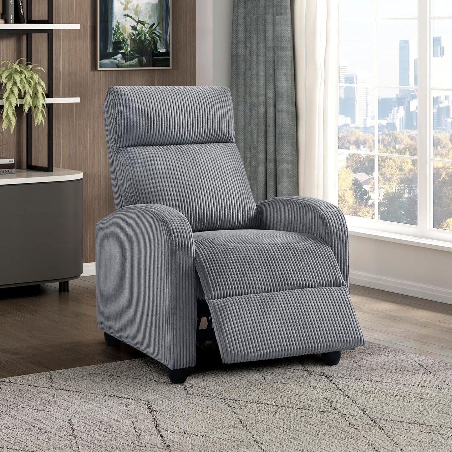 Lexicon Cozy Corduroy Recliner Chair