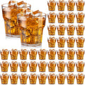 Tioncy 50 Pcs Acrylic Drinking Glasses 5.4 oz Clear Shot Glasses