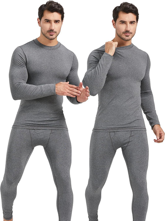UNIQUEBLLA Long Johns Thermal Underwear Set for Men - Warm & Cozy