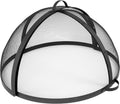 36in Round Fire Pit Spark Screen Lid - Heavy Duty Ember Cover