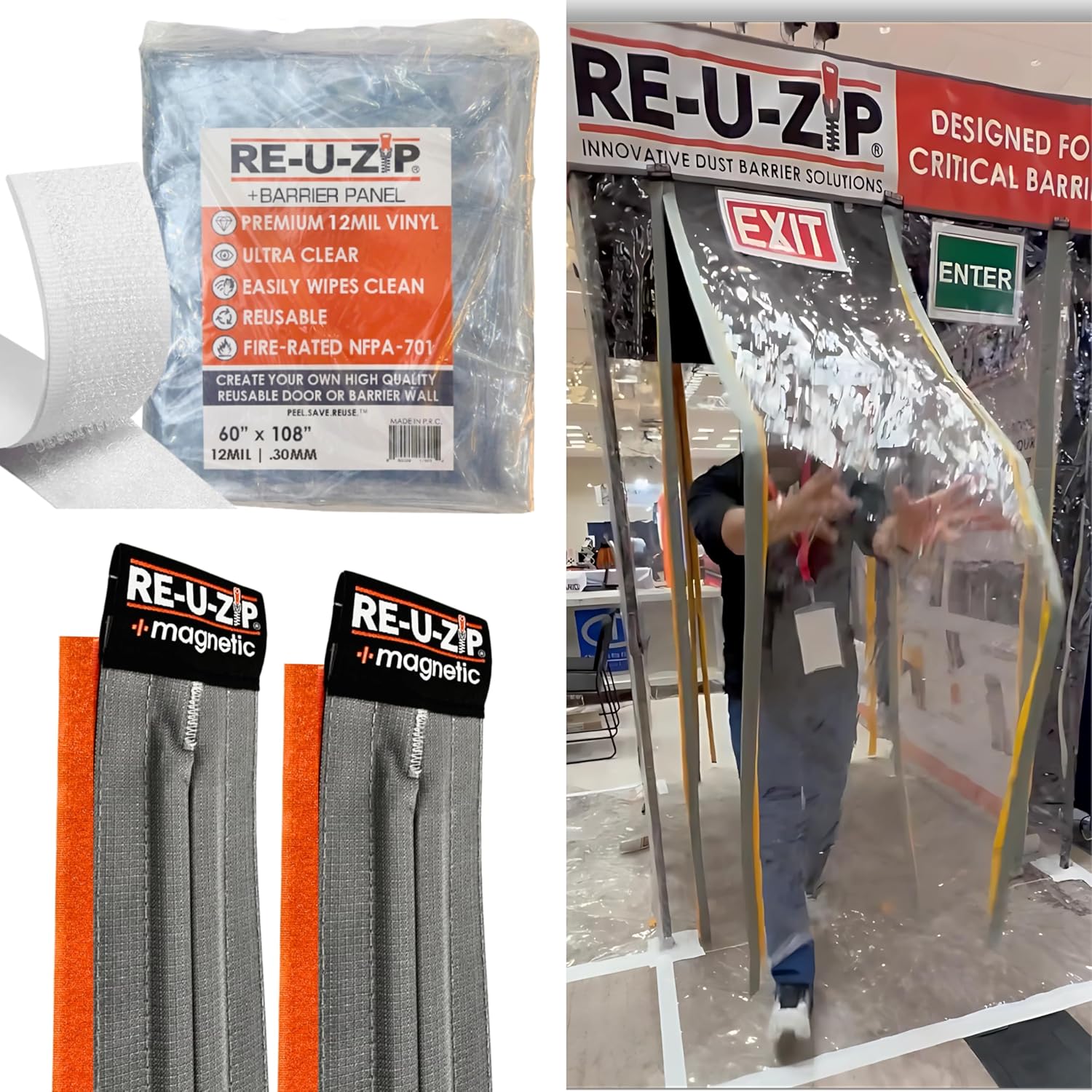 RE-U-Zip Heavy-Duty Magnetic Entry Strip Flap Door Kit Review