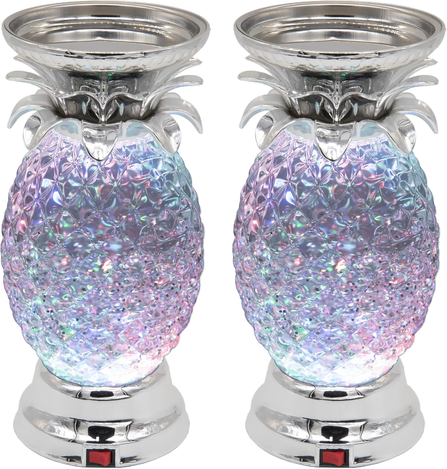 YAKii 9.5in Pineapple LED Color Changing Shine Lamp for Kids