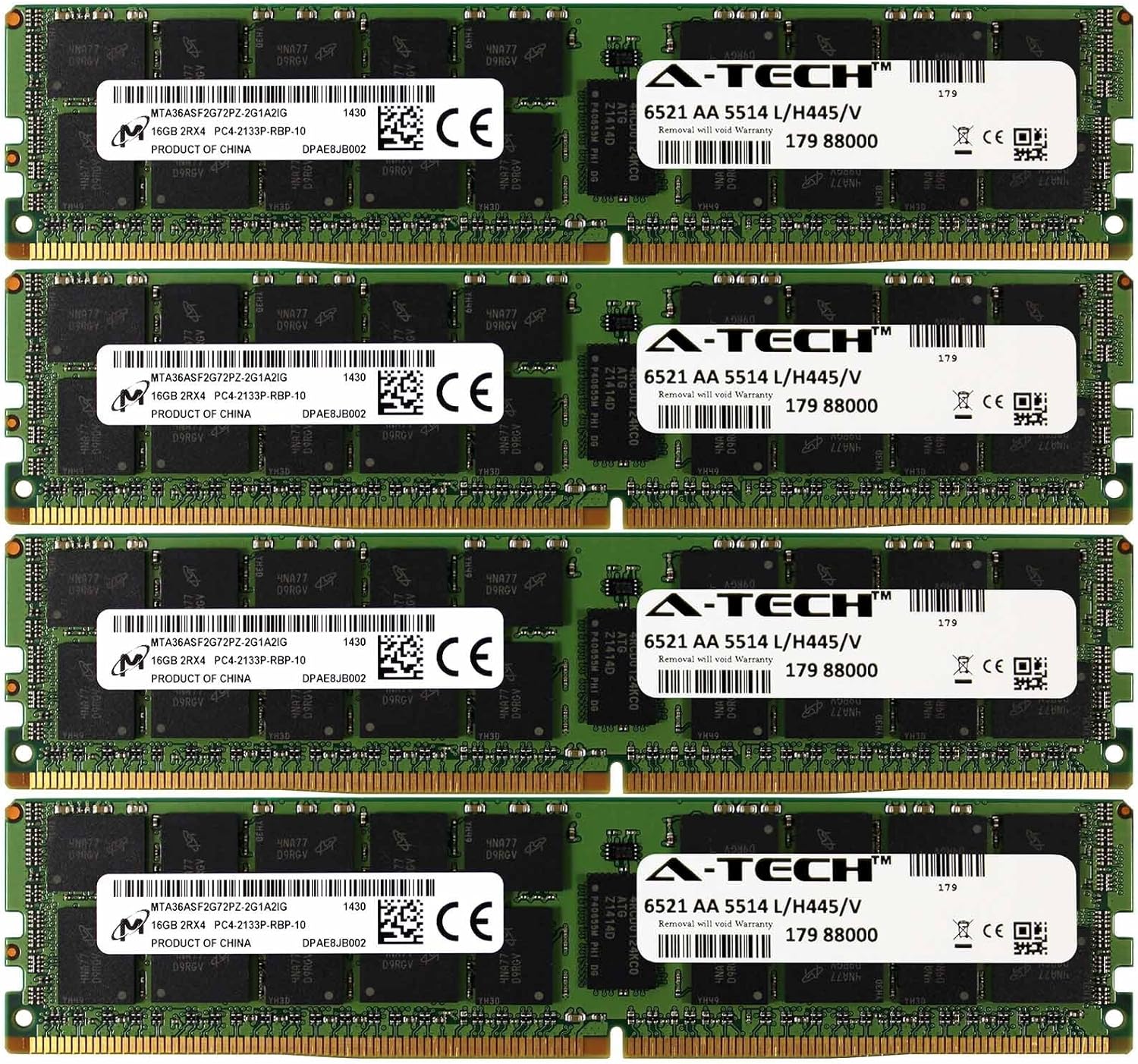 A-Tech Micron IC DDR4 64GB Kit for Dell PowerEdge Servers