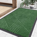 Front Door Mat 36x24 in - Heavy Duty Low-Profile Dirt Trapper