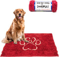 Dirty Dog Doormat Maroon - Fast Drying, Super Absorbent Mud Mat