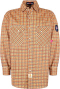 BOCOMAL FR Plaid Work Shirt NFPA2112 CAT2 - Lightweight FR Shirt