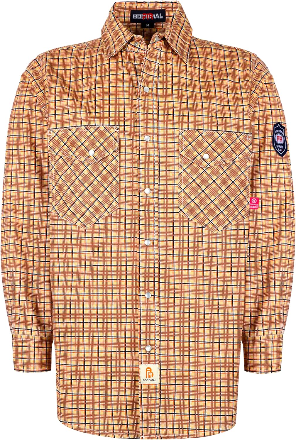 BOCOMAL FR Shirts Flame Resistant for Safety and Comfort