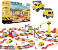 Snap Trax Construction Set Race Tracks for Kids - Bendable STEM Fun