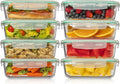 Glass Food Storage Containers 16-Piece Set - Airtight, Oven Safe