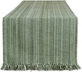 DII Variegated Tabletop Table Runner 13x108 in Artichoke Green
