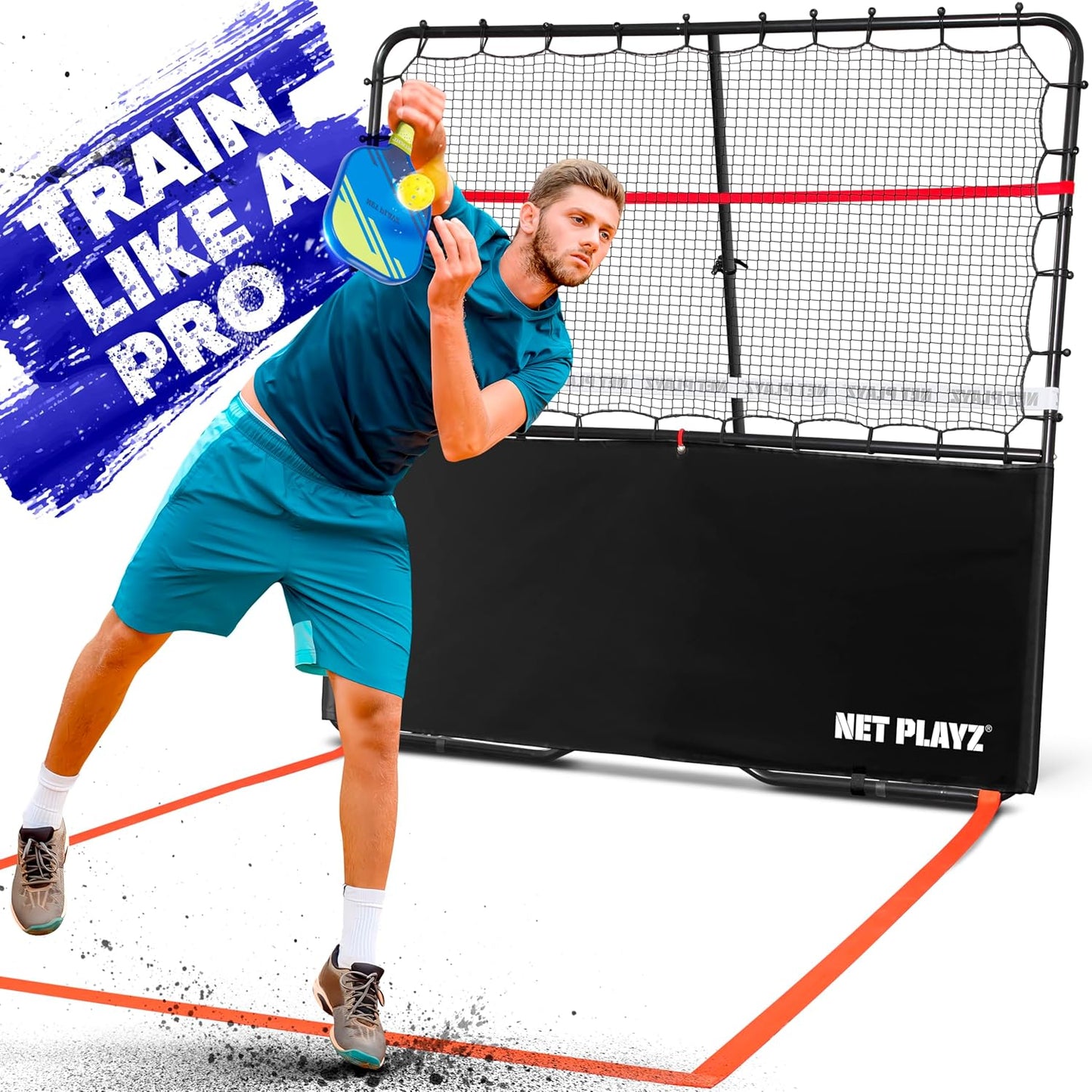 Pickleball Rebound Net Training Equipment for Perfecting Skills