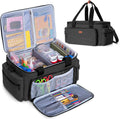 LUXJA Large Capacity Craft Bag for Art and Sewing Supplies