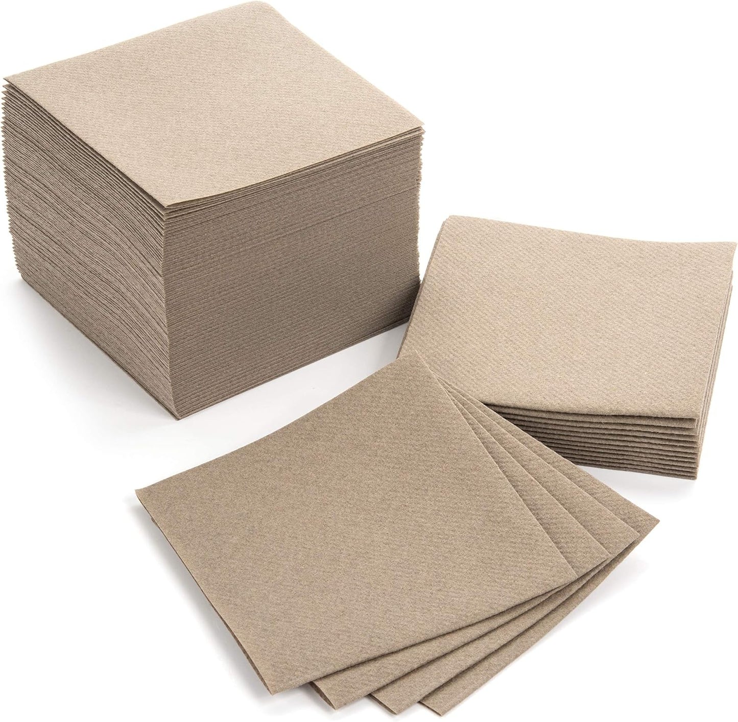 100 Bulk Linen-Like Cocktail Napkins - Everyday Party Essential