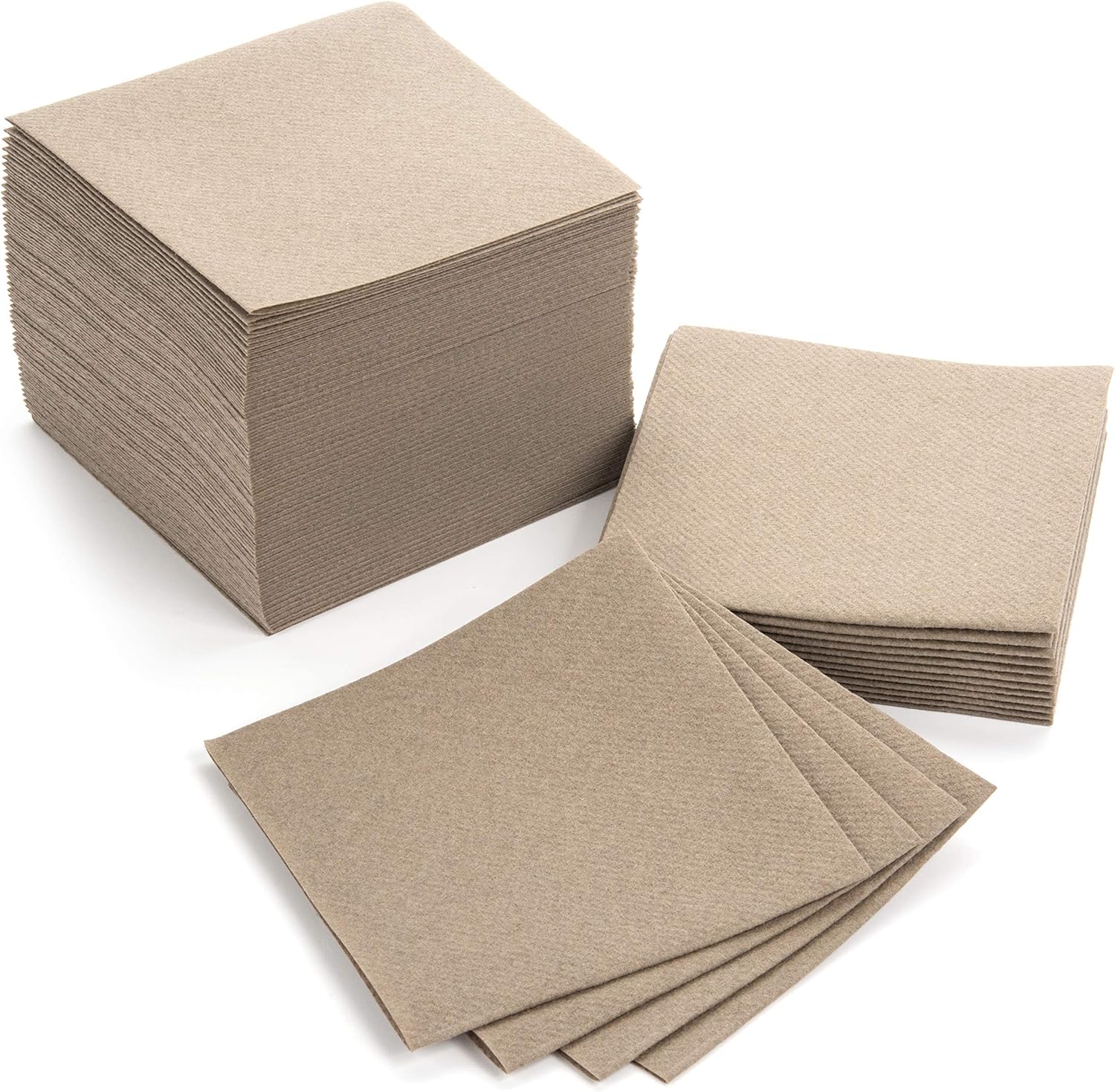 100 Bulk Linen-Like Cocktail Napkins - Everyday Party Essential