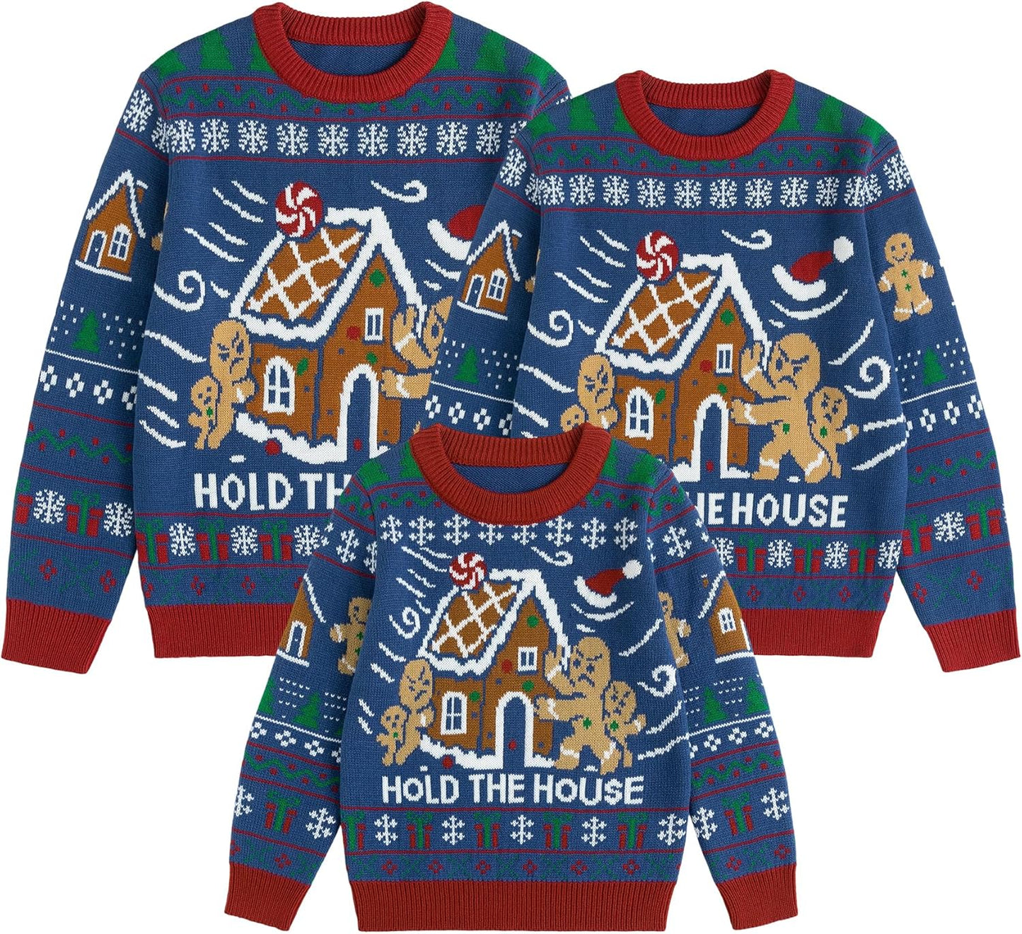 Simplee Kids Ugly Christmas Sweater for Family Matching Fun