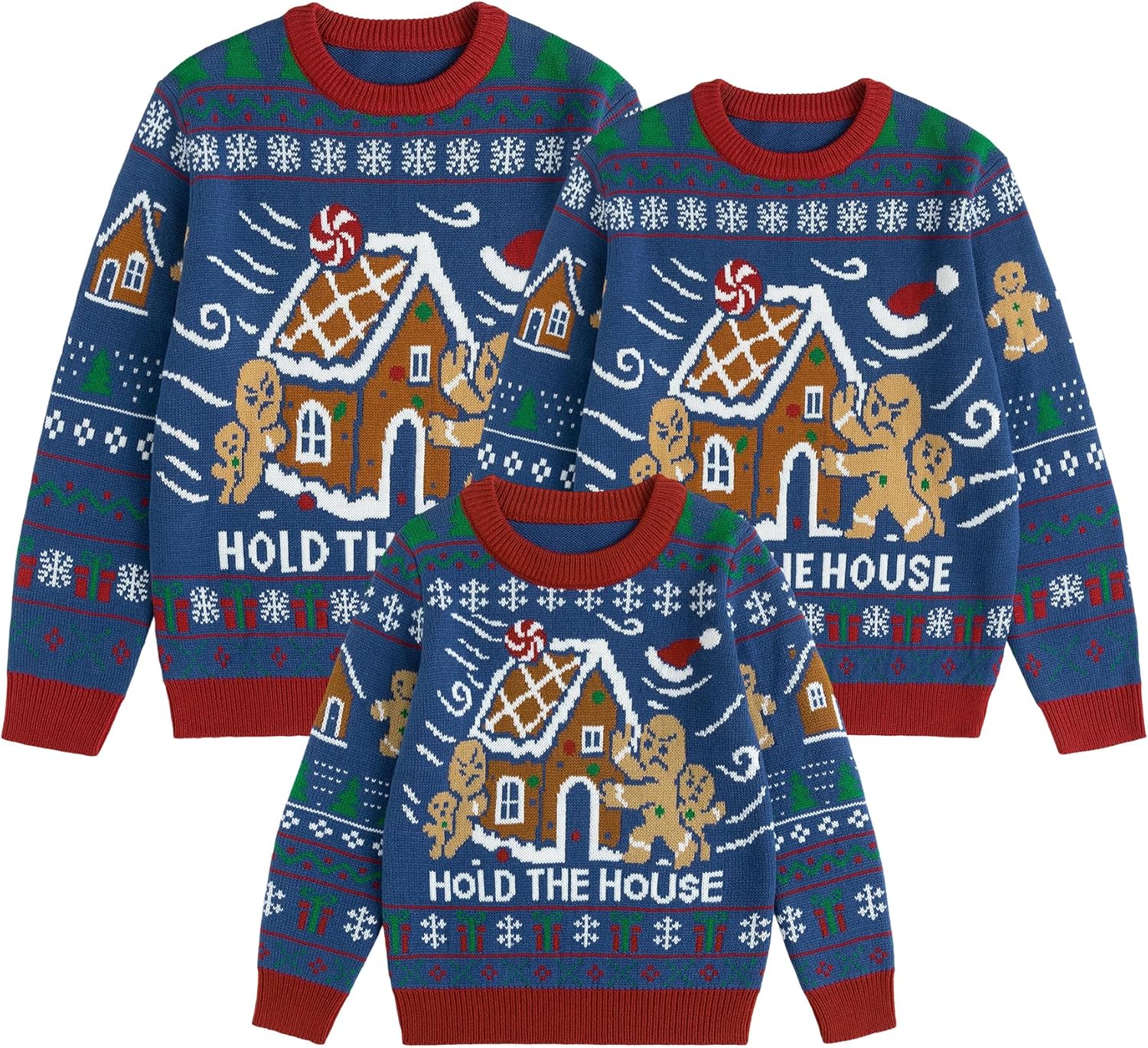 Simplee Kids Ugly Christmas Sweater for Family Matching Fun