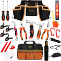 25 Pieces Kids Real Tool Kit with Belt and Magnetic Wristband
