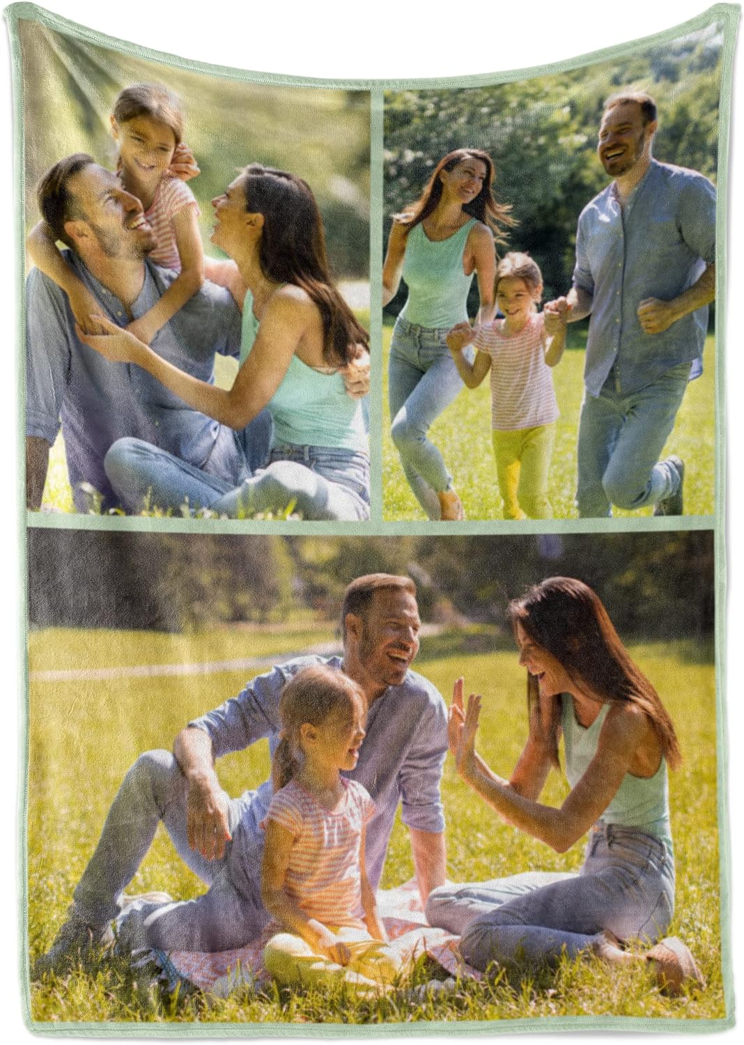 Custom Photo Blanket - Personalized Fleece Blanket for Gifts
