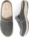 Mens Slippers with Arch Support and Velvet Lining - Indoor Outdoor