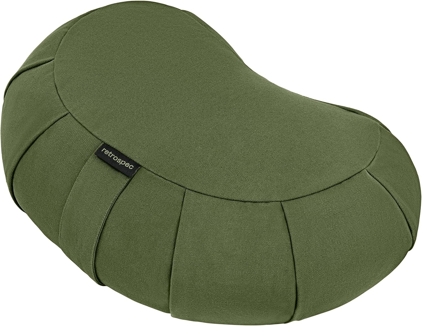 Mediation Bliss: Retrospec Zafu Crescent Cushion