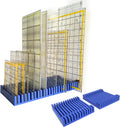 Storage Rack for Quilting Rulers, 12 Slot Ruler Holder Organizer