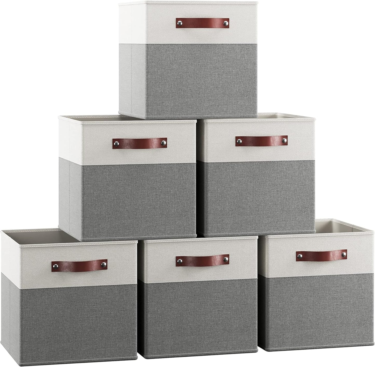 Ornavo Home 11 x 11 Storage Cube Bins for Organized Living