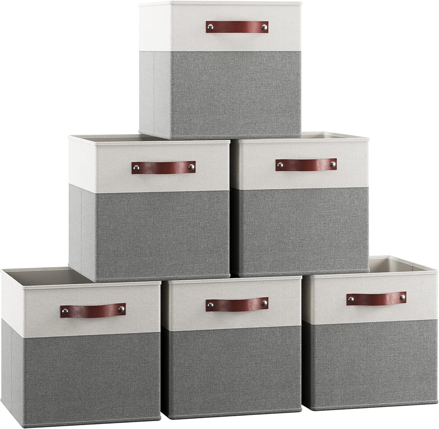 Ornavo Home 11 x 11 Storage Cube Bins for Organized Living