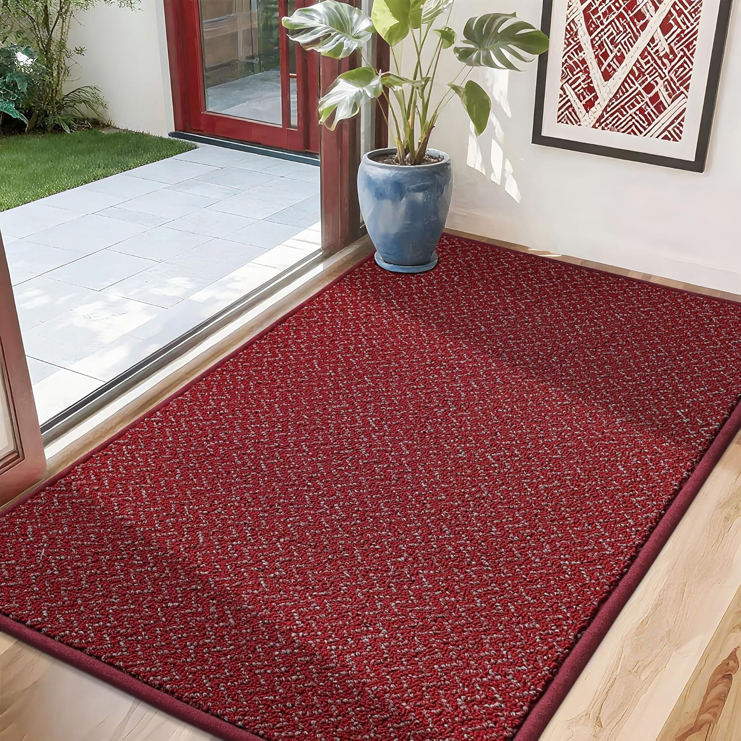 COSY HOMEER Non Slip Absorbent Entryway Rugs for Front Door