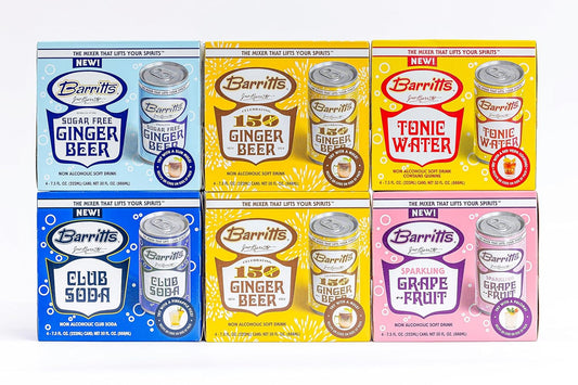 Barritt's Double Ginger Beer Mixer Set 24 Pack
