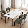 VKNOW Set of 4 Wooden Dining Chairs for Elegant Dining Areas