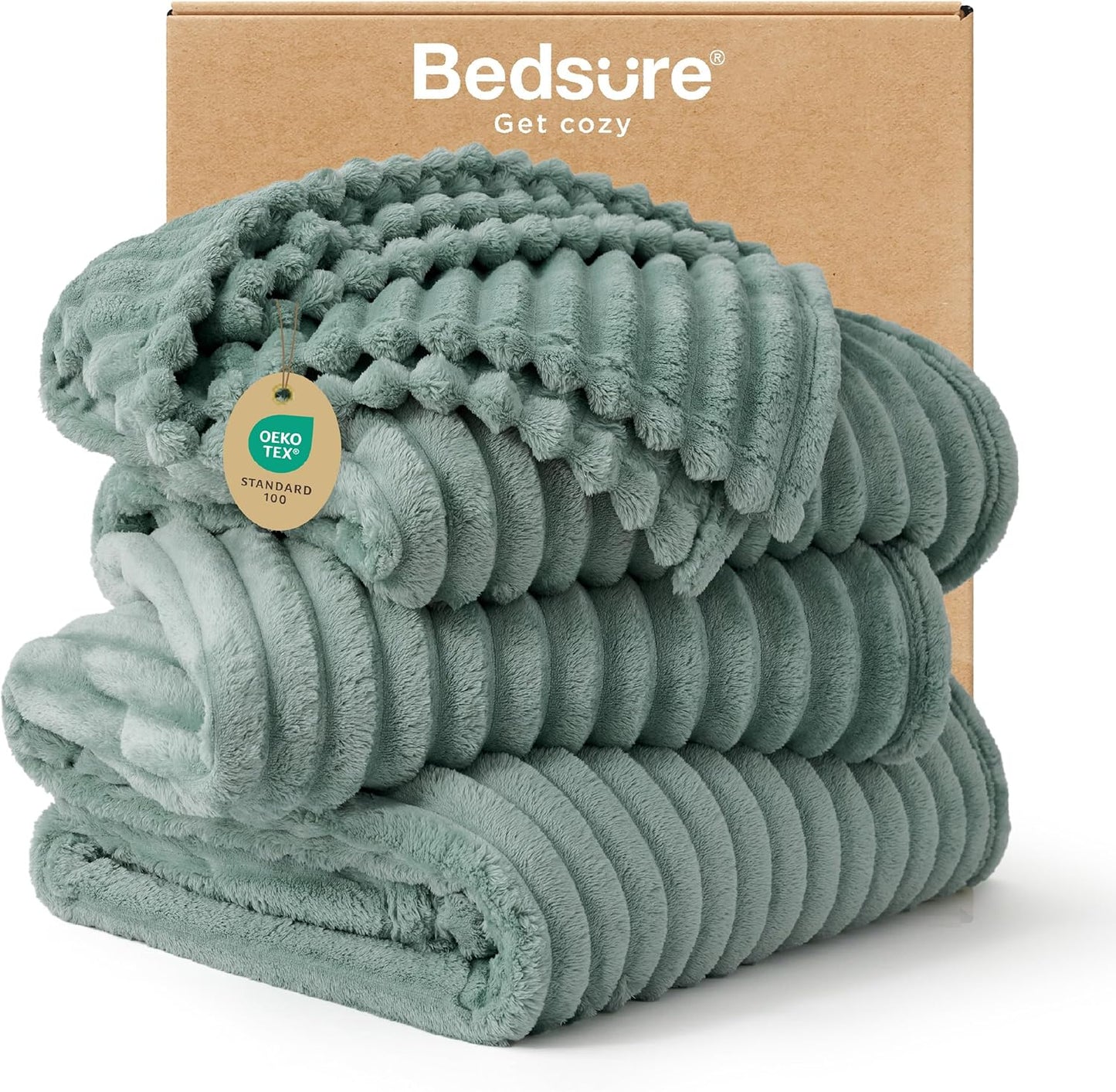 Bedsure GentleSoft Large Fleece Blanket - Cozy Soft Throw