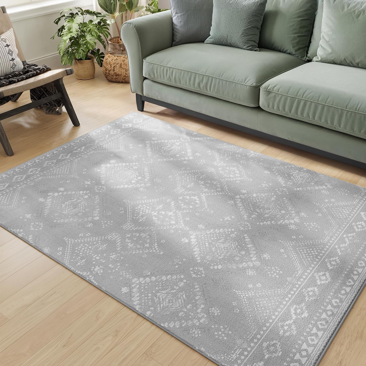 SONGMICS HOME 5x7 ft Area Rug for Bedroom and Living Room