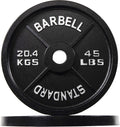 Olympic Cast Iron Plate for Strength Training - Durable Cast Iron Pair