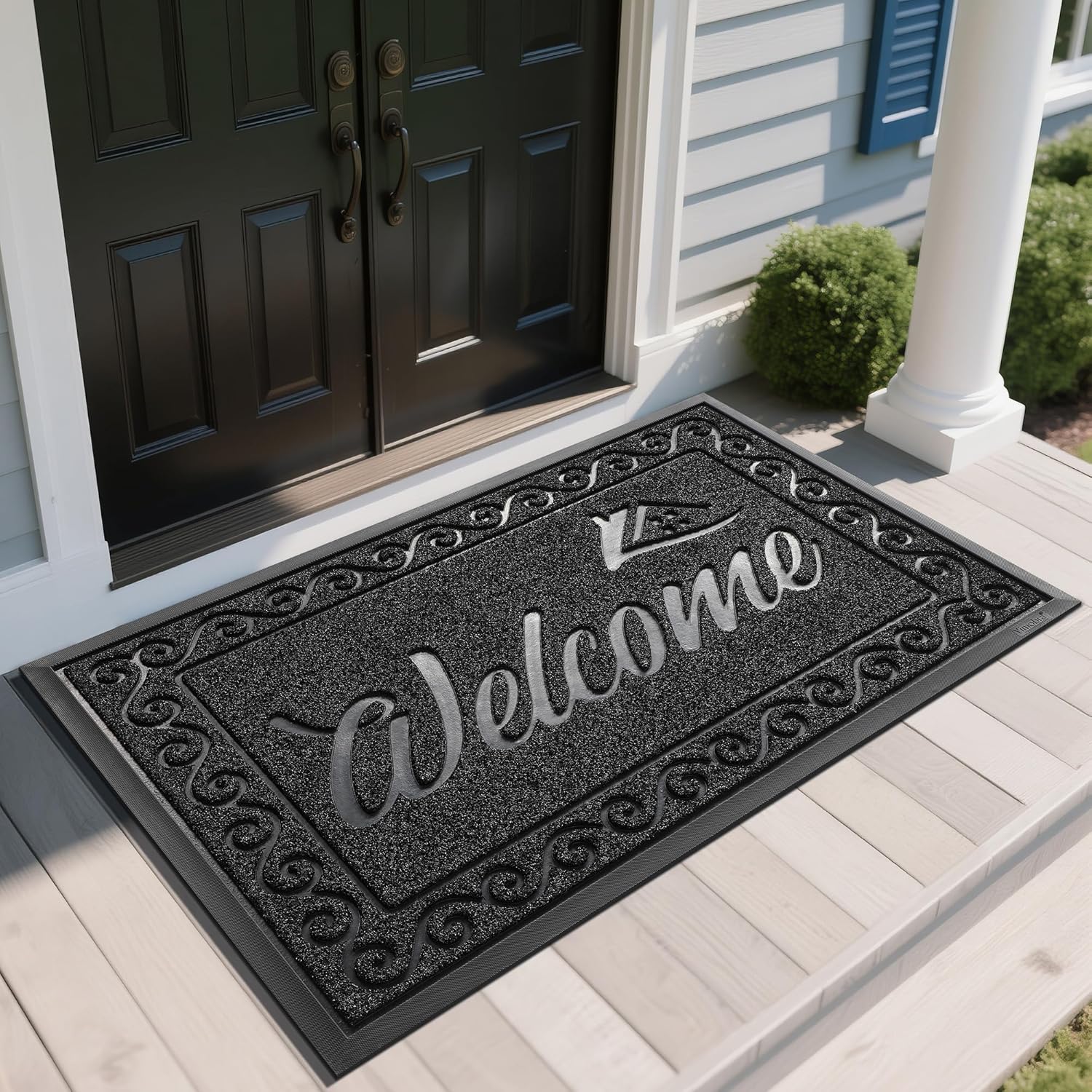 Yimobra Welcome Mat - Heavy Duty Indoor Outdoor Doormat