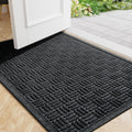 Front Door Mat 47in x 31.5in Black - Dirt Trapping Low Profile