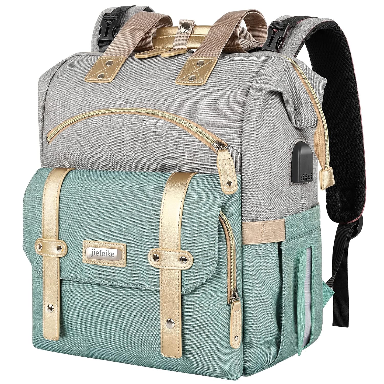 Jiefeike Diaper Bag Backpack for Parents on the Go