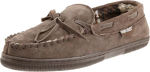 MUK LUKS Men's Paul Printed Berber Suede Moccasin Slipper Review