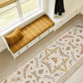 8 ft Long Hallway Rug 2ft6ftin x 8ft Runner - Machine Washable Neutral