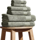 BIOWEAVES 100% Organic Cotton Bath Towel Set - 700 GSM Plush Sage