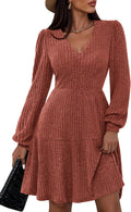 PRETTYGARDEN Womens Sweater Dress 2025 - Fit and Flare Ribbed Mini