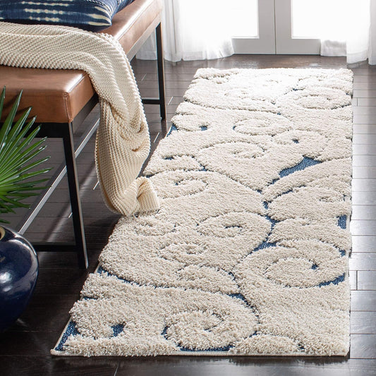 SAFAVIEH Florida Shag Runner Rug - Cozy Non-Shedding Design