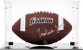 Franklin Sports Display Case Memorabilia - Clear Acrylic Football Case