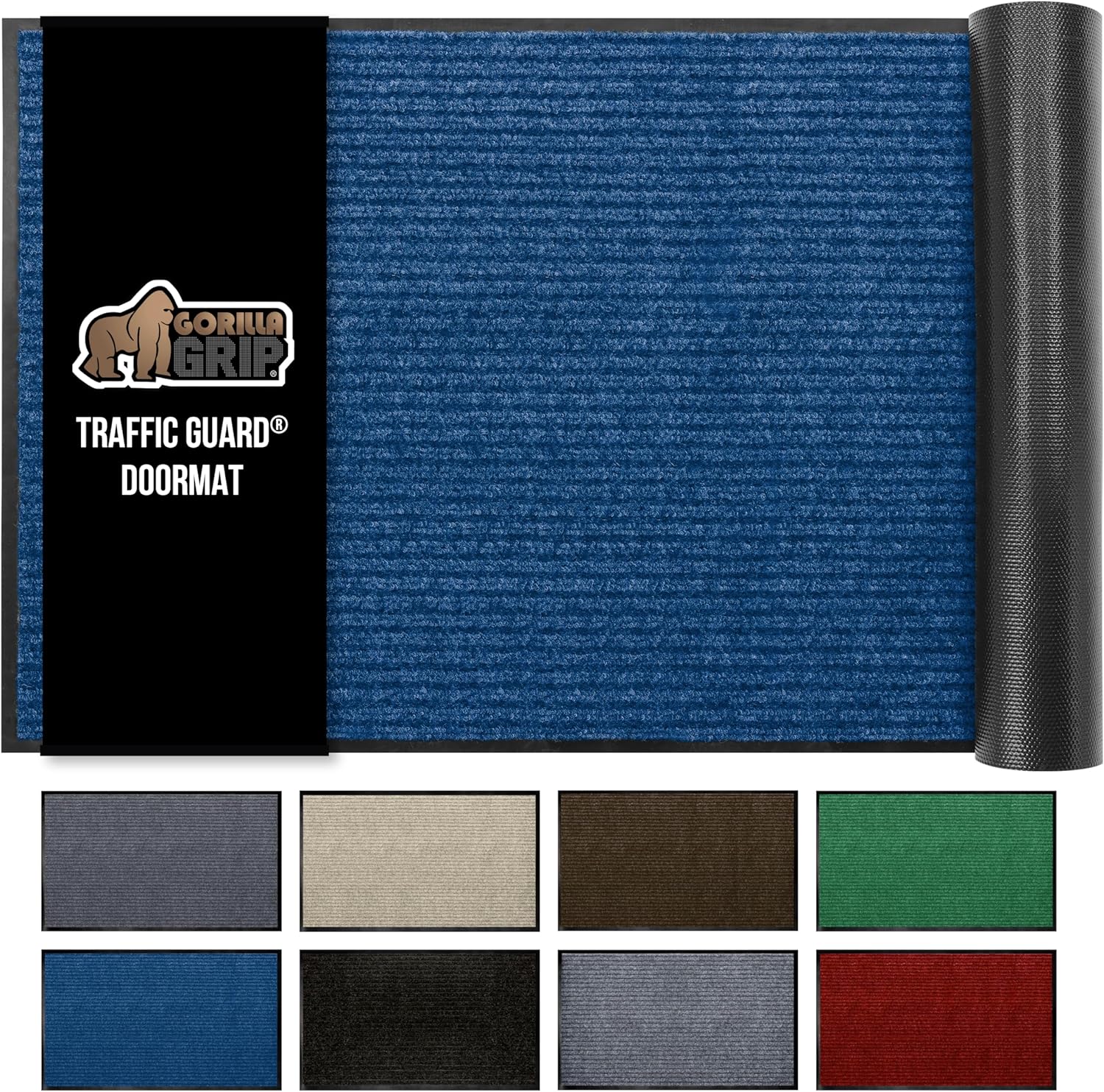 GORILLA GRIP Traffic Guard Door Mat for High Traffic Areas