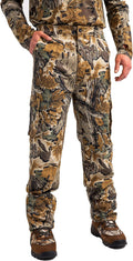 Realtree Men's Camo Hunting Pants Mid Rise Slim Fit - Durable Cargo at