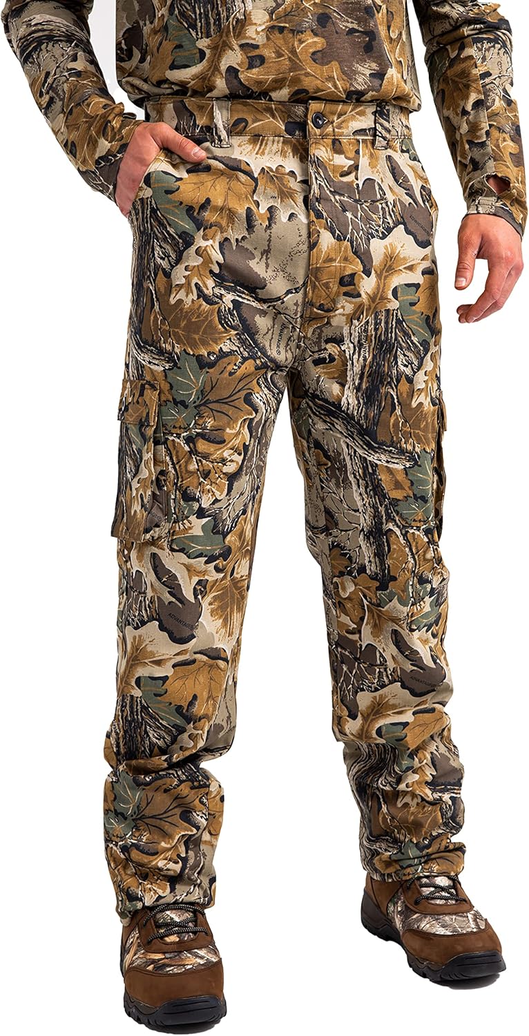 Durable Realtree Men's Camo Hunting Pants for Outdoor Adventures